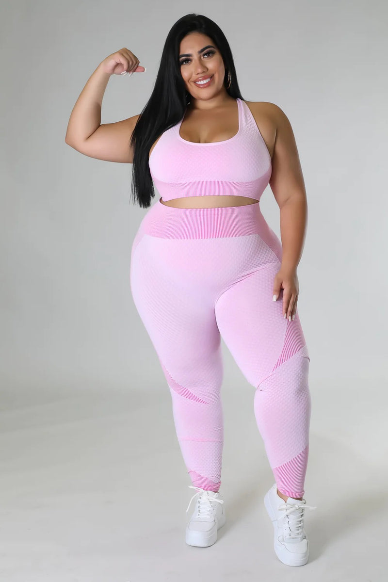 Pretty in Pink Workout Set – Luxe On 7th